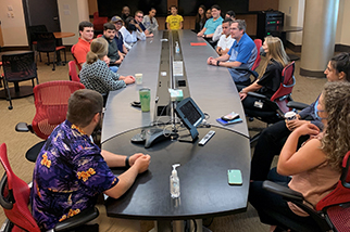 ASSP Embry Riddle students meeting with Disney safety professionals