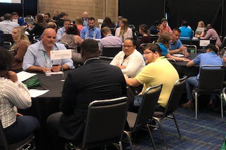Group of young safety professionals