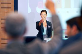 Instructor in classroom