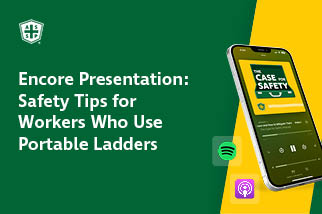 Case for Safety Podcast Ladder Safety Encore Graphic