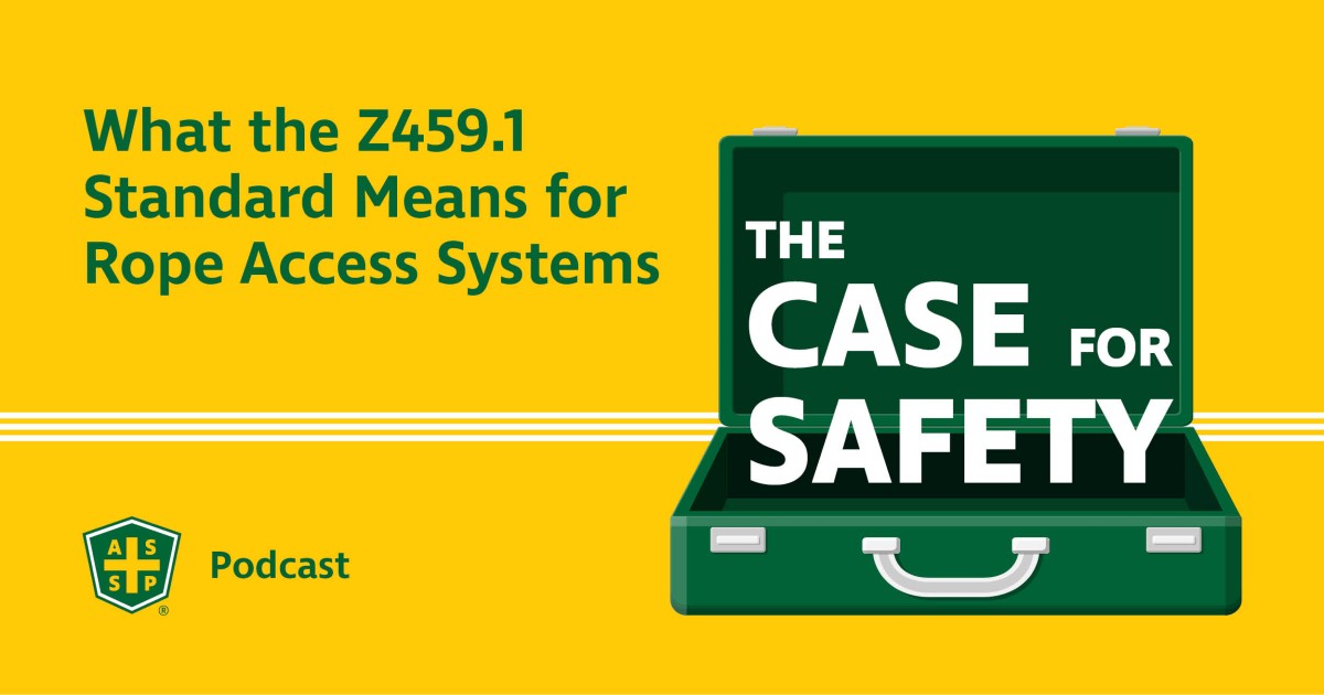 The Case for Safety Z459.1 Podcast Graphic